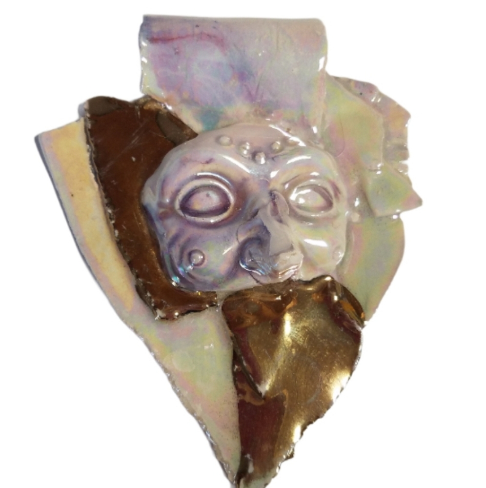 Vintage 80's Lacombe masquerade pendant